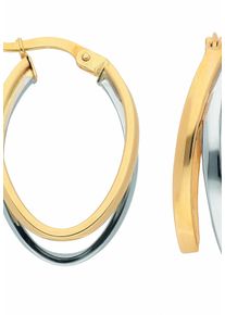 Adelia&acute;s Paar Creolen ADELIA&acute;S "333 Gold Ohrringe Creolen", gold, Ohrringe, Damen, Gelbgold 333, Paar Creolen