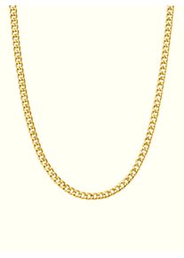 Collier Lady, gold (gelbgold 375), Halsketten, Damen, 50, Metall, L: 50, Collier
