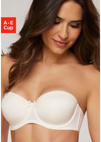 Multiway-BH s.Oliver, Damen, Gr. 90, Cup E, beige (creme), Microtouch, Obermaterial: 60% Polyamid, 35% Polyester, 5% Elasthan, Basic, BHs Multiway-BH, mit B&uuml;gel und vielen Tragevarianten, Basic Dessous