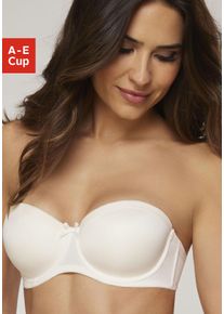 Multiway-BH s.Oliver, Damen, Gr. 80, Cup E, beige (creme), Microtouch, Obermaterial: 60% Polyamid, 35% Polyester, 5% Elasthan, Basic, BHs Multiway-BH, mit B&uuml;gel und vielen Tragevarianten, Basic Dessous