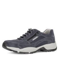 Sneaker Pius Gabor, Herren, Gr. 10,5 (45), blau (dunkelblau), Mesh, Veloursleder, Schuhe Sneaker, Freizeitschuh, Halbschuh, Schn&uuml;rer, Komfortschuh in G-Weite