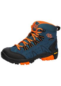 Br&uuml;tting Wanderschuh BR&Uuml;TTING "Outdoorstiefel Mount Bona High Kids", Jungen, Gr. 37, blau, Veloursleder, Schuhe Wanderschuh