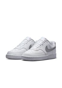 Sneaker Nike Sportswear "Court Vision Low Next Nature", Damen, Gr. 40, silber (wei&szlig;, silber), Synthetik, Schuhe Sneaker