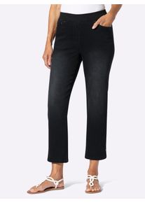 7/8-Jeans Inspirationen, Damen, Gr. 46, Normalgr&ouml;&szlig;en, schwarz, denim, 78% Baumwolle, 20% Polyester, 2% Elasthan, unifarben, 7/8-L&auml;nge, Jeans 7/8-Jeans