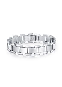 Gliederarmband Firetti "Schmuck Geschenk Classic Steel, maskulin", silber (edelstahlfarben), Armb&auml;nder, Herren, 21cm, Edelstahl, Gliederarmband
