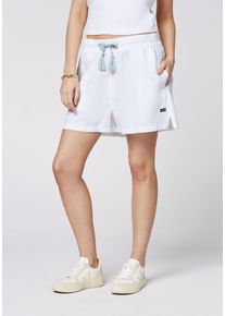 Shorts Chiemsee, Damen, Gr. L (40), Normalgr&ouml;&szlig;en, wei&szlig; (hellwei&szlig;), 100% Leinen, Hosen Shorts