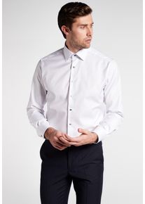 Langarmhemd Eterna "MODERN FIT", Damen, Gr. 48, Normalgr&ouml;&szlig;en, wei&szlig;, Twill, 100% Baumwolle, tailliert, Manschette, Hemden Langarmhemd, NON IRON (b&uuml;gelfrei)