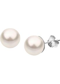 Paar Ohrstecker Elli "Schmuck Geschenk Silber 925 Ohrringe", silber (silberfarben), Ohrringe, Damen, 10mm, Perlen Silber 925 (Sterlingsilber), Perlen, Silber 925 (Sterlingsilber), Paar Ohrstecker, mit Perle (synth.)