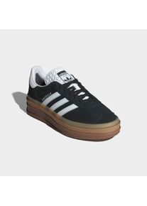Sneaker adidas originals "GAZELLE BOLD", Damen, Gr. 36, schwarz-wei&szlig; (core schwarz, ftwr wei&szlig;, ftwr wei&szlig;), Leder, Synthetik, Schuhe Sneaker, Topseller
