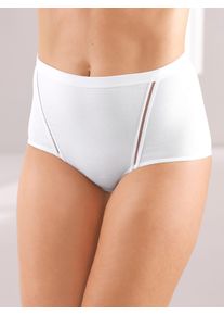 w&auml;schepur Taillenslip W&Auml;SCHEPUR, Damen, Gr. 40, 2 Stk., wei&szlig;, 95% Baumwolle, 5% Elasthan, Unterhosen Taillenslip