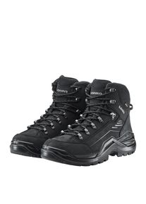 Wanderschuh Lowa "RENEGADE EVO GTX MID", Herren, Gr. 42,5, schwarz (tiefschwarz), Leder, Schuhe Wanderschuh, wasserdicht, winddicht,atmungsaktiv dank GORE-TEX Membrane