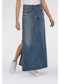 Levi's Jeansrock LEVI'S "ICONIC LONG SKIRT", Damen, Gr. 25, verified vintage ski, Denim/Jeans, Obermaterial: 100% Baumwolle, A-Linie kn&ouml;chellang, R&ouml;cke Jeansrock, im Five-Pocket Style