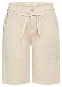 Jeansshorts Gang "94NICA WORKER SHORTS", Damen, Gr. 32, N-Gr, gr&uuml;n (asparagus), Denim/Jeans, Obermaterial: 97% Baumwolle, 3% Elasthan, unifarben, kniefrei, Jeans Jeansshorts, mit Kordel