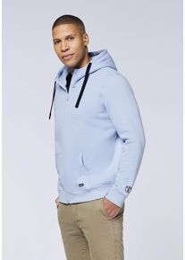 Sweatjacke Chiemsee, Herren, Gr. M (48/50), blau (brunnera blau), 60% Baumwolle. 40% Polyester, unifarben, Sweatjacken Sweatjacke