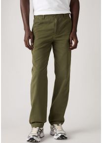 Levi's Chinohose LEVI'S "LV Hose XX CHINO AUTHENTIC RLX", Herren, Gr. 32, L&auml;nge 32, olive night auth twill gd, Web, Obermaterial: 100% Baumwolle, unifarben, bequem kn&ouml;chellang, Hosen Chinohose, bequeme Passform