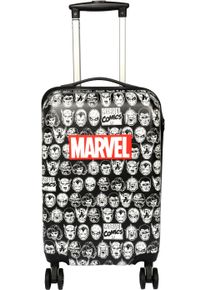 Kinderkoffer Undercover "Marvel, 59 cm", M&auml;dchen, Gr. B/H/T: 34,5cm x 58,5cm x 23cm 35 l, schwarz (marvel), Polycarbonat, bedruckt, Koffer Kinderkoffer, mit TSA-Zahlenschloss