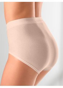 Taillenslip Comtessa, Damen, Gr. 44/46, 3 Stk., beige (elfenbein), 95% Baumwolle, 5% Elasthan, Unterhosen Taillenslip