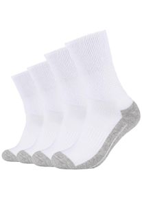 Socken Camano "function", Damen, Gr. 43-46, wei&szlig;, Obermaterial: 60% Baumwolle, 37% Polyester, 2% Elasthan, 1% Polyamid, Socken Socken, perfekte Feuchtigkeitsregulation