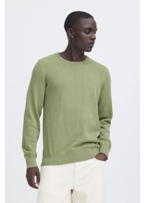 Strickpullover Blend "BHBRAY CREW KNIT", Herren, Gr. M, oil gr&uuml;n, Strick, Obermaterial: 100% Baumwolle, unifarben, regular fit, Rundhals, Rippb&uuml;ndchen, Pullover Strickpullover