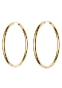 Paar Creolen Firetti "Schmuck Geschenk Silber 925 2,5 mm breit" Gr. 50, gold (gelbgoldfarben), Ohrringe, Damen, 50, Silber 925 (Sterlingsilber), Paar Creolen, Made in Germany