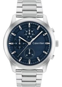 Multifunktionsuhr Calvin Klein "SPORT MULTI-FUNCTION", silber (silberfarben), Armbanduhren, Damen, Multifunktionsuhr, Quarzuhr, Armbanduhr, Herrenuhr, Datum, Edelstahlarmband