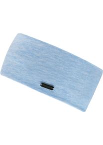 Stirnband Chillouts "Bari Headband", Damen, blau (blau melange), Jersey, Materialmix, meliert, M&uuml;tzen Stirnband, mit strukturierter Oberfl&auml;che & softem Komfort