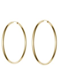 Paar Creolen Firetti "Schmuck Geschenk Silber 925 2,5 mm breit" Gr. 40, gold (gelbgoldfarben), Ohrringe, Damen, 40, Silber 925 (Sterlingsilber), Paar Creolen, Made in Germany