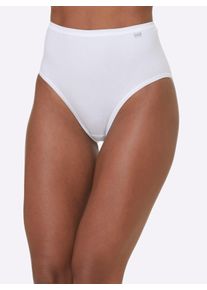 H&uuml;ftslip Speidel, Damen, Gr. 38, 3 Stk., wei&szlig;, 95% Baumwolle, 5% Elasthan, Unterhosen H&uuml;ftslip