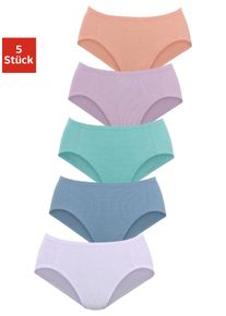 Jazz-Pants Slips Petite Fleur, Damen, Gr. 42, bunt (pastell), Piqu&eacute;, Obermaterial: 95% Baumwolle, 5% Elasthan, unifarben, k&ouml;rpernah, Unterhosen Jazz-Pants Slips, aus weicher Pikee-Qualit&auml;t