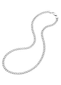 Panzerkette Firetti "Schmuck Geschenk Edelstahl Halsschmuck Halskette 5,0 mm breit", silber (edelstahlfarben), Halsketten, Herren, Edelstahl, L: 50 B: 5mm, Panzerkette, B:5mm