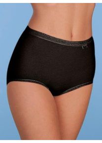 Taillenslip Triumph, Damen, Gr. 38, 2 Stk., schwarz, 95% Baumwolle, 5% Elasthan, Unterhosen Taillenslip