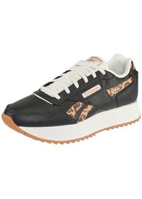 Sneaker Reebok CLASSIC "REEBOK GLIDE RIPPLE DOUBLE", Damen, Gr. 42,5, washed schwarz, washed schwarz, chalk, Leder, Synthetik, Schuhe Sneaker