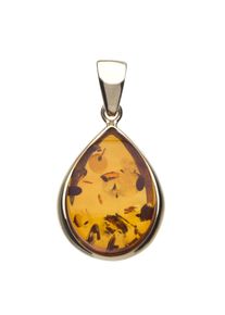 Kettenanh&auml;nger OSTSEE-SCHMUCK "- Classic 16x12 mm - Gold 585/000 - Bernstein" Gr. 31, gold (gold 585, goldfarben, gelb), Schmuckanh&auml;nger, Damen, Gelbgold 585, Kettenanh&auml;nger