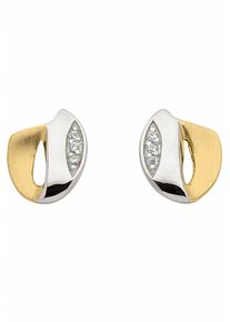 Adelia&acute;s Paar Ohrstecker ADELIA&acute;S "333 Gold Ohrringe Ohrstecker mit Zirkonia", gold, Ohrringe, Damen, Gelbgold 333, Paar Ohrstecker
