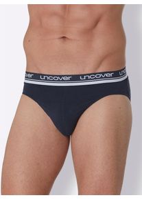 Slip Schiesser, Herren, Gr. 4, 3 Stk., blau (nachtblau), 95% Baumwolle, 5% Elasthan, Unterhosen Slip