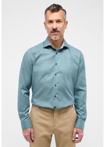 Langarmhemd Eterna "SLIM FIT", Damen, Gr. 41, Normalgr&ouml;&szlig;en, gr&uuml;n, 100% Baumwolle, schmal, Manschette, Hemden Langarmhemd, NON IRON (b&uuml;gelfrei)