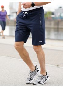 Trainingsshorts Catamaran, Herren, Gr. 60/62, Normalgr&ouml;&szlig;en, blau (marine), 60% Baumwolle, 35% Polyester, 5% Elasthan, unifarben, kurz, Hosen Trainingsshorts