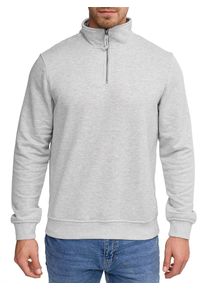 Sweater INDICODE "INPortal", Herren, Gr. M, grau (lt grau mix), Sweatware, Obermaterial: 60% Baumwolle, 40% Polyester, unifarben, regular fit h&uuml;ftlang, Rundhals, Rippb&uuml;ndchen, Sweatshirts Sweater