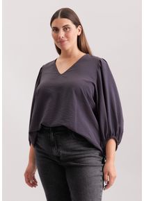 Tunika Seidensticker "Schwarze Rose", Damen, Gr. 50, dunkelgrau, 86% Viskose, 14% Polyamid, unifarben, Tuniken Tunika