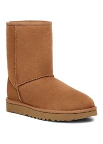 UGG Australia Winterboots UGG "Unisex Classic Short 2", Damen, Gr. 9 (40), braun (chestnut), Veloursleder, unifarben, Schuhe Winterboots, Stiefel, Schlupfstiefel in klassischem Design