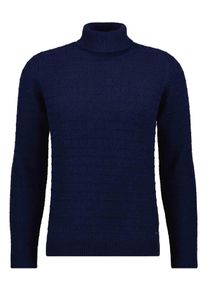 Rundhalspullover Ragman, Herren, Gr. 50, blau (marineblau), Strick, 90% Wolle 10% Cashmere, ohne Ausschnitt, Pullover Rundhalspullover