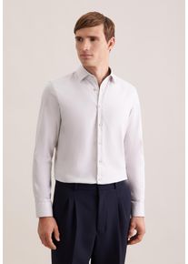 Businesshemd Seidensticker "Schwarze Rose", Damen, Gr. M (40), normale &Auml;rmell&auml;ngen, beige, 100% Baumwolle, Strukturmuster, slim fit, 2-Knopf-Manschette, Hemden Businesshemd, Slim 1/1 Kentkragen Struktur