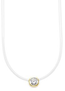 Kette mit Anh&auml;nger Bruno Banani "Schmuck Geschenk Silber 925 Halsschmuck Halskette Stein Gold o. Silber", gold (gelbgoldfarben, wei&szlig;), Halsketten, Damen, Nylon Silber 925 (Sterlingsilber), L: 45, Nylon, Silber 925 (Sterlingsilber), Kette mit Anh&auml;nger, mit Zirkonia (synth.)