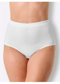 w&auml;schepur Taillenslip W&Auml;SCHEPUR, Damen, Gr. 38, 4 Stk., wei&szlig;, 95% Baumwolle, 5% Elasthan, Unterhosen Taillenslip