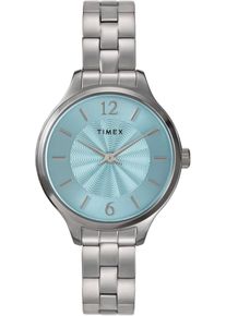 Quarzuhr Timex "PEYTON", silber (silberfarben), Armbanduhren, Damen, Quarzuhr, Armbanduhr, Damenuhr,Edelstahlarmband,analog