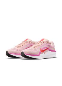 Laufschuh Nike "WMNS AIR WINFLO 11", Damen, Gr. 42,5, washed coral, bright crimson, fire pink, Textil, Schuhe Laufschuh
