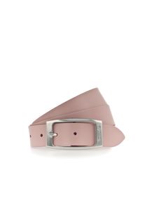 Lederg&uuml;rtel Tamaris, Damen, Gr. 90, rosa, Rindsleder, unifarben, Basic, G&uuml;rtel Lederg&uuml;rtel, mit gl&auml;nzender Schlie&szlig;e in tollen Basic-Farben