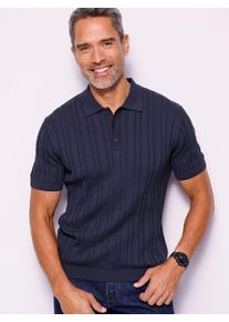 Kurzarmpullover CLASSIC "Kurzarm-Pullover", Herren, Gr. 58, marine, 100% Baumwolle, unifarben, Pullover Kurzarmpullover