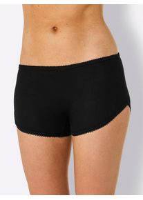 Hipster, Damen, Gr. 36, 3 Stk., schwarz, 100% Baumwolle, Unterhosen Hipster