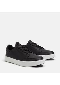 Sneaker Timberland "Emerson Street LOW LACE UP SNEAKER", Herren, Gr. 43,5, blk full grain, Leder, Synthetik, Schuhe Sneaker